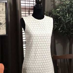 A little bit sinner a little bit saint leather shift dress